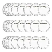 30Pack 58mm Clear Button Pins Acrylic Button Badge Clear Picture Buttons1443