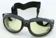 EMGO Bandito Goggles (Black w/ Amber Lens)