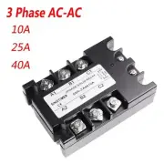 Solid State Relay Solid State Relay Three Phase SSR 3 Phase SSR-10 AC to AC 25A