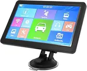 [Brilluxa] 9in Universal GPS Navigation Machine 256MB 8G HD Capacitive Touch Screen GPS Navigator for Car Truck Lorry Vehicle (European Map) Real Voice