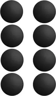 8 Pcs Laptop Rubber Feet(0.7 inch Diameter), Replacement Bottom Case Feet