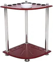 Strong Billiard Pool Stand Hold 8 Cues Floor Rack Wood Billiard Ball Rack for Billiards Lovers Billiards