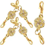 HOMSFOU 5pcs Magnetic Lobster Clasp for Necklaces Double-Sided Jewelry Connectors Elegant and Versatile Jewelry Pendant Clasps for Crafts Tone for and Special Occasions
