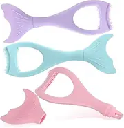 OATIPHO 3Pcs Eyelash Mascara Shields Mermaid Design Makeup Tool for Natural Application Prevents Smudging for Daily and Professional Use Includes