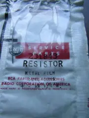 Vintage RCA Resistor 231843 Resister Metal Film 1210 OHMS +-1% 1/4 W. NOS