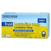 TRUST LORATADINE 150 TABS Loratadine 10mg(SAME AS CLARATYNE) EXP. 07/26 -TL150-