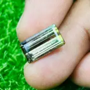 6.5 Cts | natural loose|Tourmaline | bi color | Octagon Shape | emerald cut