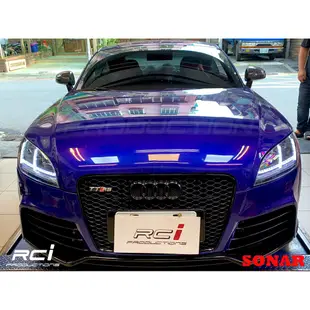 SONAR 奧迪 AUDI TT MK2 魚眼大燈 06-09 10-13 年 光柱式樣 跑馬方向燈 類MK3式樣