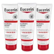 Eucerin Eczema Relief Cream, Full Body Lotion, Moisturizing Eczema Cream with Co