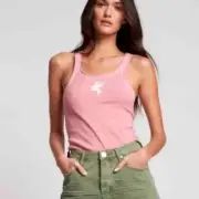 NWT One Teaspoon DIRTY PINK BOWER BIRD SINGLET Tank Top Sz XS