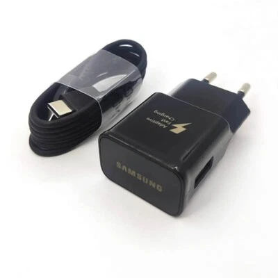 Genuine Samsung Fast Charger AC Wall Adapter USB C Type-C S8/S9/S10/Note 8/9/10