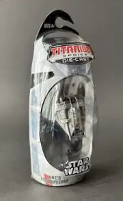 Star Wars Luke's Rebel Snowspeeder Titanium Series Micro Machines Die Cast Hoth