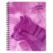 Monster Stationery - Joshua Green A4 Lined Notebook - Made in UK - Wild Cat