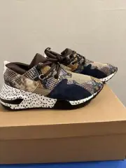 Steve Madden Women's Cliff Sneaker Snake & Leopard Size 7
