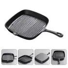 Induction Egg Pan Pre Seasoned Cast Iron Grill Pan Cast Iron Square Griddle
