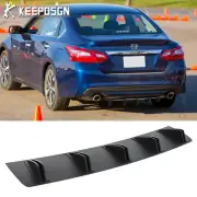 32" Rear Bumper Spoiler Diffuser Lower Chin Shark Fin Matte For Nissan Altima SR (for: Nissan)