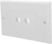 ORFOFE Speaker Outlet for Subwoofer Audio Power Wall Plates Speaker Wire Wall Plate Home Theater Screws