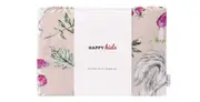 Story Time Pink Printed Cotton Quilt Cover Sets by Happy Kids Double