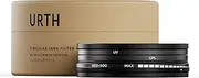 Urth 62mm 3-in-1 Lens Filter Kit - UV, Circular Polarizing (CPL), Variable Neutral Density ND2-400 Multi-Coated Optical Glass, Ultra-Slim Camera Lens Filters