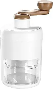 LeoLeoii Manual Ice Shaver Machine - Household & Commercial Hand-Crank Ice Crusher for Shaved Ice, Snow Cones, and Cocktails, Non-Slip Base, Perfect for Home Use or Street Stalls