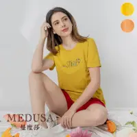 在飛比找momo購物網優惠-【MEDUSA 曼度莎】現貨-Spirit 側扭結長版T恤 