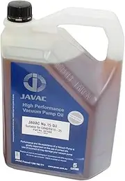 Javac High Performance Vacuum Pump No. 15 Oil 5 Litre