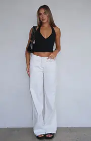 No Second Chances Pants Cream