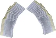 CRILSTYLEO 40pcs Eye Pads for Eyelash Extensions Durable Nonwoven Gel Removal Pads Multipurpose Isolation for Lash Application and Grafting Travel-friendly Design for Beauty Maintenance
