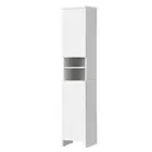 Storage Cabinet 2 Doors Laundry Cupboard Towel Shelf Bathroom Stand Tall Floor
