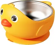 Suction Bowls for Baby - Cartoon Kids Feeder - Heat & Shock Resistant Toddler Self-Feeding Bowls for Outdoor Meals Snack Time Daycare Picnic Baby-Led Weaning First Solids