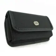 Rugged Case Belt Clip Holster Canvas Cover Pouch Carry for Cell Phones