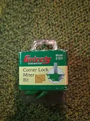 Grizzly C1331 Corner Lock Miter Bit, 1/2" Shank, 1 1/8" Cutting Diameter