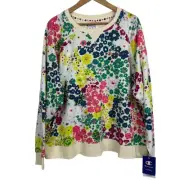 Champion Plus Size Campus Floral Print French Terry Sweatshirt Size 3X NWT