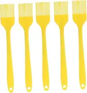 SEWOART 5pcs Basting Brushes: Silicone Pastry Brushes - Kitchen Cooking Baking Tool - Oil Applicator Spread Butter Sauce Marinades - BBQ Grill Barbecue