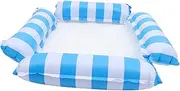 Totority Pool Hammock Inflatable Mesh Chair Breathable Material Perfect Pool Accessory