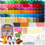 88 Colors Non-Toxic Polymer Clay Kit for Kids & Artists - Oven Bake Fun
