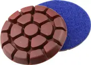 3" DAMO Diamond Floor Polishing Pad Grit 50 for Concrete / Terrazzo / Granite