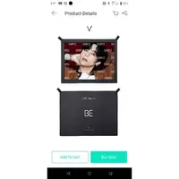 在飛比找蝦皮購物優惠-BTS BE V 金泰亨官方掛布 布海報