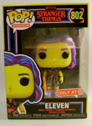 ELEVEN STRANGER THINGS BLACK LIGHT TARGET FUNKO POP TELEVISION 802 2022 READ