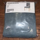 Ikea Cover for Henriksdal Bar Stool with Backrest Denim Blue 203.367.18 22891