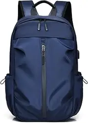 [FUNSEED] Backpack for Men Women, Large Capacity 14in Laptop Lightweight Shoulder Rucksack for Travel Commuting