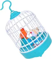 Kisangel 1 Pc Voice Control Birdcage Bird Cage Bird Cages Practical Educational Plaything Interesting Decoration for Electronic Component Random Color