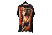 AFL Essendon Bombers #21 Heppell Black Graphic Tee Mens Size Medium NEW