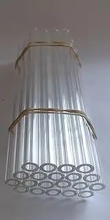 Generic 12mm 2.2mm Borosilicate 3.3 Glass Blowing Tubes - Clear Glass Pipes (20 x 150mm Length)