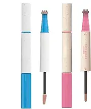 ccuzs Blush Stick, Double Ended Contour Pen, Portable Smooth Easy Blend Liquid Formula, Lightweight Cheek Color All Skin Types for Home, Travel and Business Use, 4g