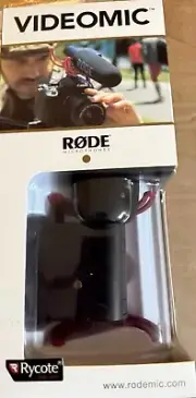 Rode Videomic Pro Camera-mount Shotgun Microphone Rycote Never Opened