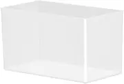 Mini Aquarium, Clear Fish Tank, Frameless Aquarium Extra Clear Bowl Terrariums for Shrimp Crab Spider Temporary Space
