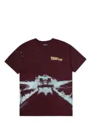 The Hundreds - No Roads T-Shirt (Burgundy) Back to the Future - XL
