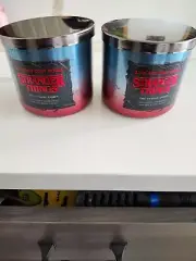 *NEW* STRANGER THINGS ~ 2PK THE UPSIDE DOWN ~ 3 Wick CANDLE ~ Bath & Body Works