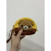 在飛比找蝦皮購物優惠-@全新@免運@懶懶熊 拉拉熊 Rilakkuma 毛料零錢包